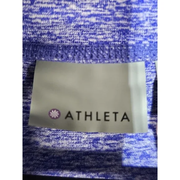 Athleta Pullover Womens Purple Running Wild 3.0 Half Zip Long Sleeve M Athleisur - Picture 4 of 10